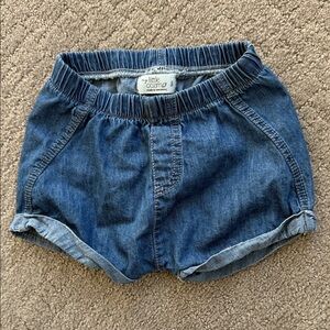 Blue Denim Kids Shorts